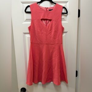 French Connection Coral Keyhole Dress